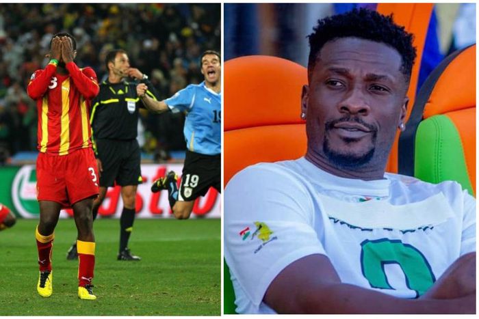 AFCON: Asamoah Gyan savagely hits back at Twitter troll over 2010 penalty miss