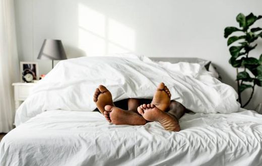 Couple in bed