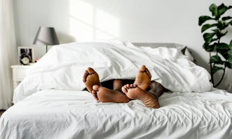 Couple in bed