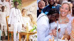 Patapaa and newly married wife