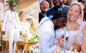 Patapaa and newly married wife