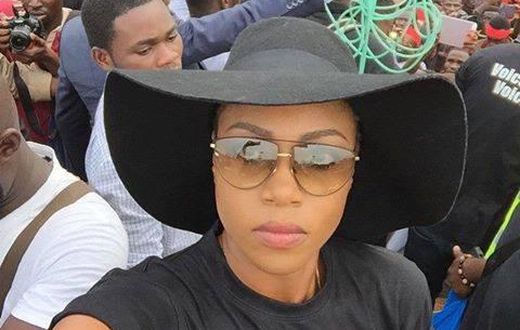 Actress Yvonne Nelson leads #DumsorMustStop vigil in style