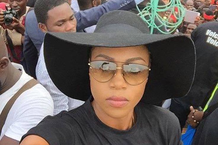 Actress Yvonne Nelson leads #DumsorMustStop vigil in style