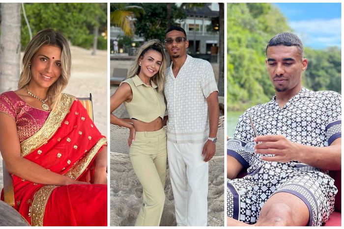 Photos: Alexander Djiku holidays with his wife in Mauritius