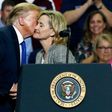 President Donald Trump with Sen. Cindy Hyde-Smith.