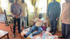 Bawumia visits YOLO star Drogba after plea for financial aid to treat rare condition