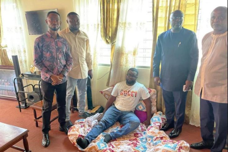 Bawumia visits YOLO star Drogba after plea for financial aid to treat rare condition