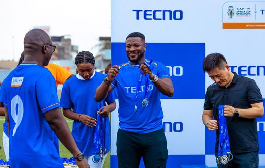 TECNO ignites passion with Asamoah Gyan: Charitable match fuels drive to transform Africa's community pitches