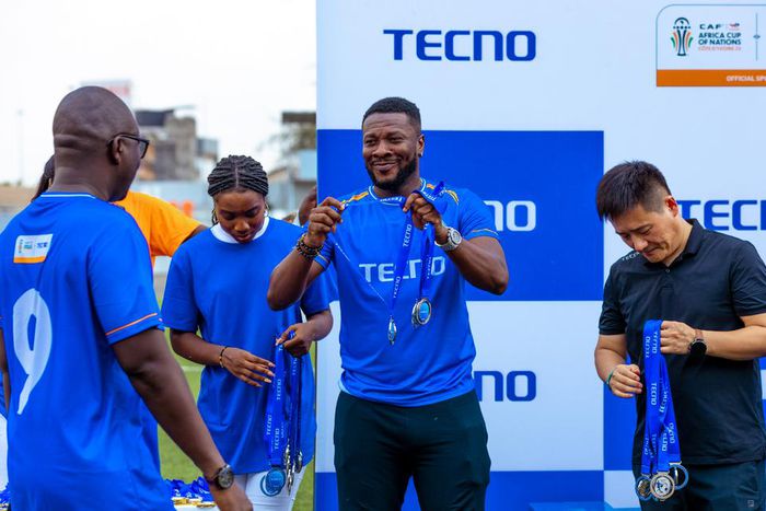 TECNO ignites passion with Asamoah Gyan: Charitable match fuels drive to transform Africa's community pitches