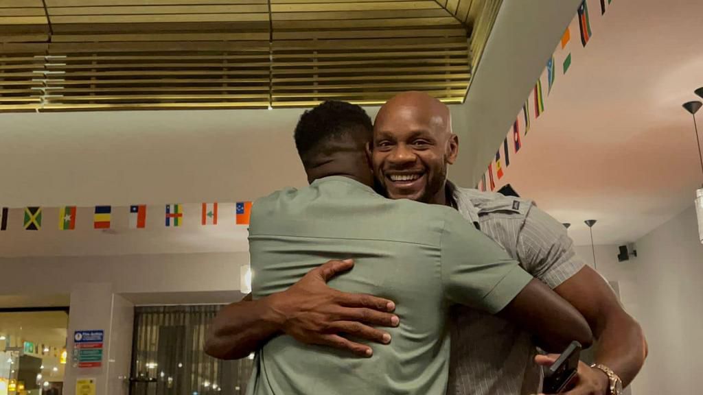 Asafa Powell: Former world’s fastest man meets Asamoah Gyan