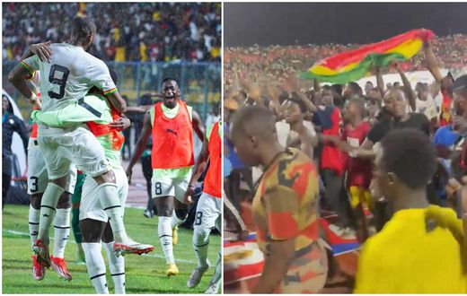 ‘Yɛɛkɔ USA!’ – Ghanaian fans chant after victory over Central African Republic (VIDEO)