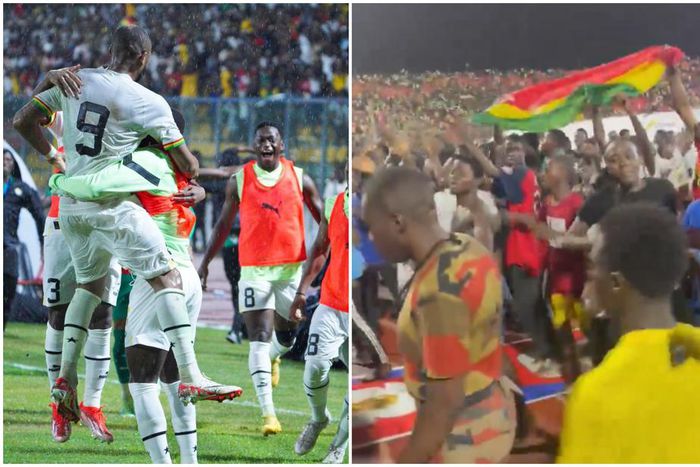 ‘Yɛɛkɔ USA!’ – Ghanaian fans chant after victory over Central African Republic (VIDEO)