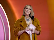 Celine Dion onstage at the 66th Grammy Awards.Kevin Mazur/Getty Images for The Recording Academy