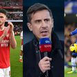 ‘He brings power’ – Gary Neville compares Declan Rice to prime Michael Essien