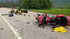 7 killed after a pickup truck crashes into motorcyclists in new Hampshire, police say