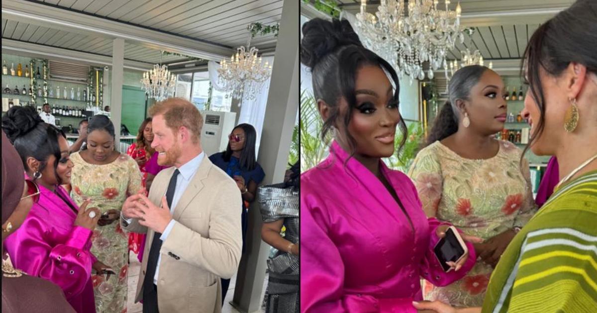 Ghanaian actress Jackie Appiah spotted socializing with Prince Harry ...