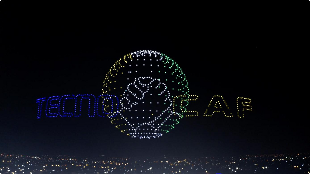 Meet legend and glory with TECNO: 1000 luminous drones enchant the opening ceremony day of the 34th AFCON
