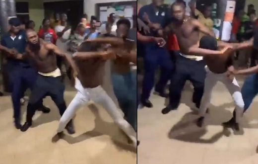 Students beat up alleged thief caught in KNUST's Hall 7, security guards rescue him