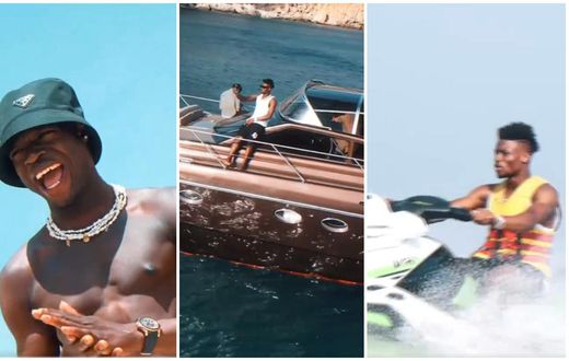 Mohammed Kudus and Kamaldeen Sulemana vacation in Mykonos (Video)