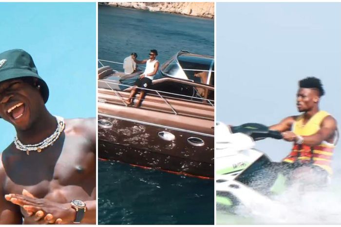 Mohammed Kudus and Kamaldeen Sulemana vacation in Mykonos (Video)