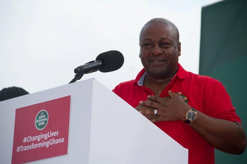 Former president, John Dramani Mahama