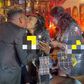 Abena Korkor and Medikal share kiss at Medikal's album listening party