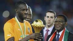 Yaya Toure wins 2015 AFCON with Ivory Coast