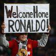 Cristiano Ronaldo got a hero's welcome when he returned to Old Trafford with Real Madrid in 2013
