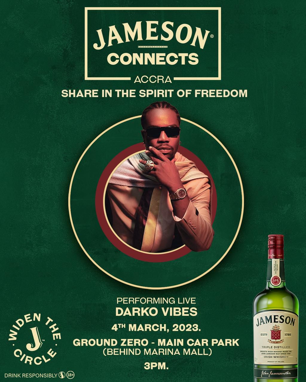 New Jameson Connects Independence day 2023: Darko Vibes