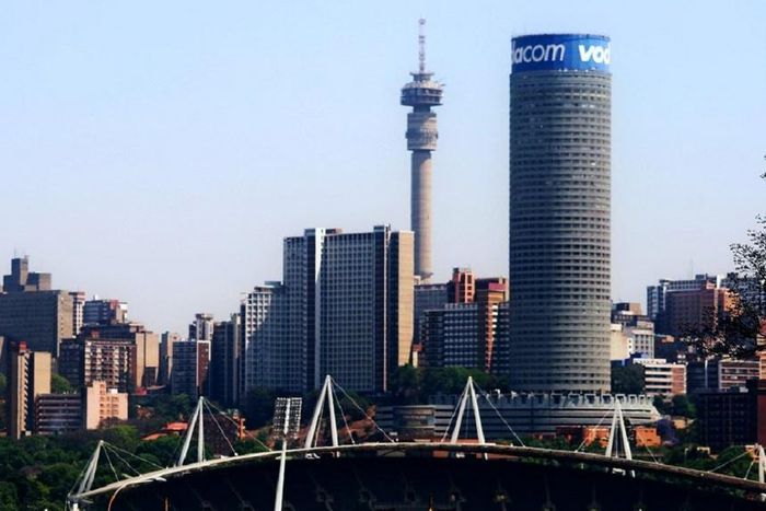 Skyline of Johannesburg, South Africa