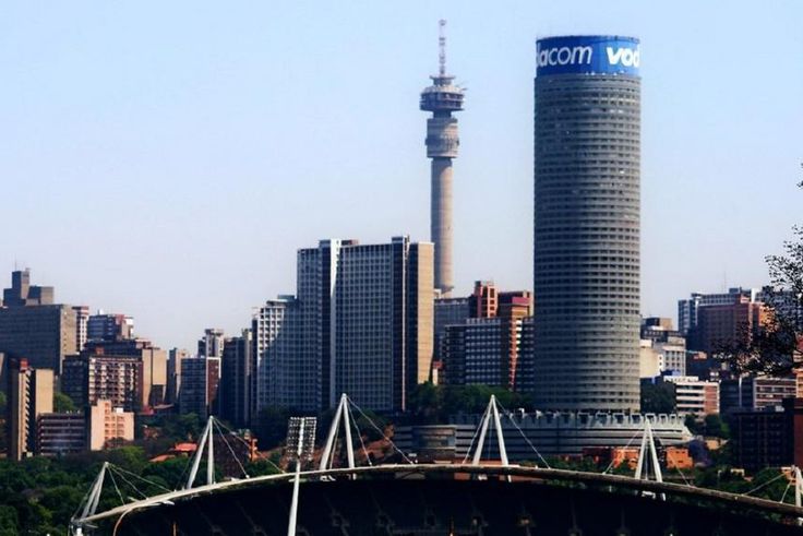 Skyline of Johannesburg, South Africa