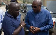 Julius Debrah and John Mahama