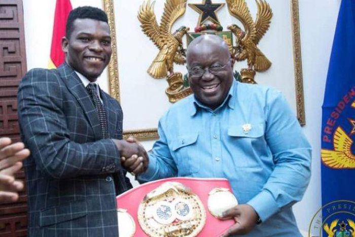 President Akufo-Addo-Addo and Richard Commey