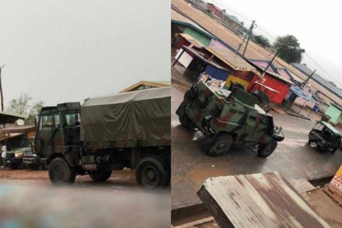 Video: Military storm Ashaiman to brutalise civilians after alleged killing of soldier