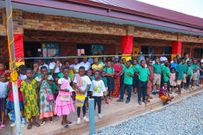 Afrifanom Foundation donates 8-unit air-conditioned classroom block to Juaso Catholic JHS