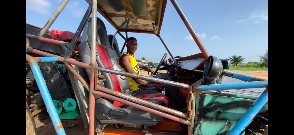 How Ghanaian mechanic Emmanuel Geraldo built his own car after dropping out of school