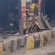 Video of someone occupying abandoned Accra-Tema motorway tollbooth emerges