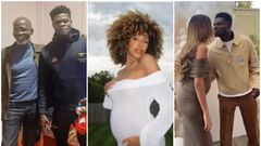 Gabby Otchere-Darko wishes Partey and pregnant girlfriend happy life together