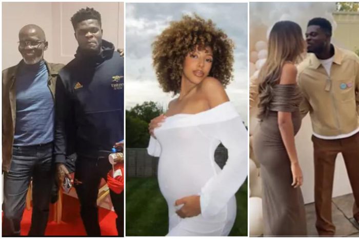 Gabby Otchere-Darko wishes Partey and pregnant girlfriend happy life together