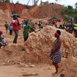 Galamsey pit caves in