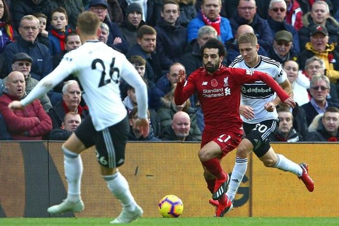 Mohamed Salah scored his sixth league goal this term as Liverpool deepened Fulham's gloom