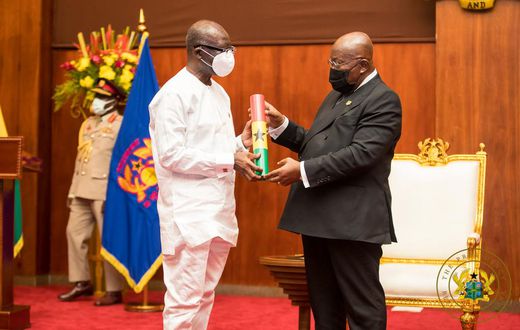 Akufo-Addo swears in Ofori-Atta as Finance Minister