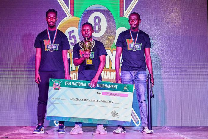 National Pool Tournament: Frank defends title, takes home whopping Ghc10,000