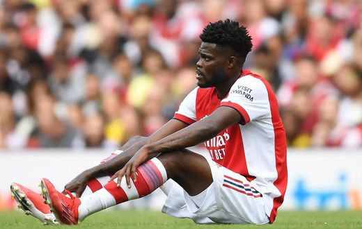 Thomas Partey left out of Premier League team of the season nominees