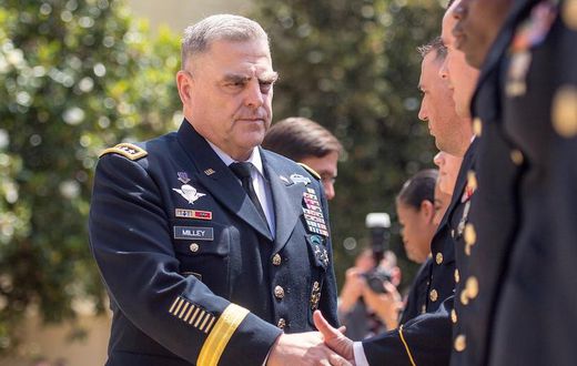 US Army Mark Milley handshake