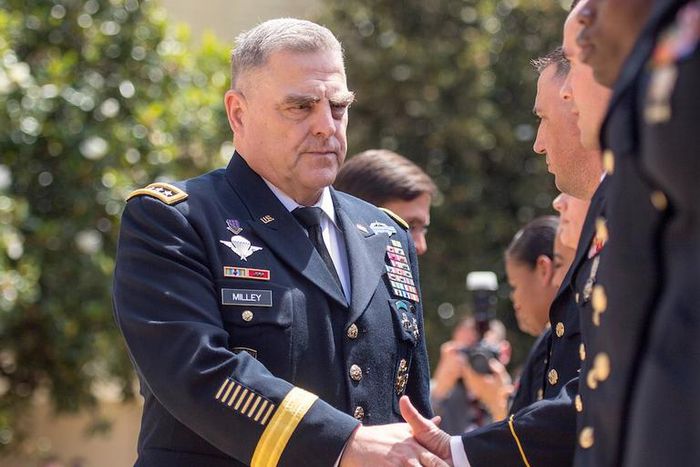 US Army Mark Milley handshake