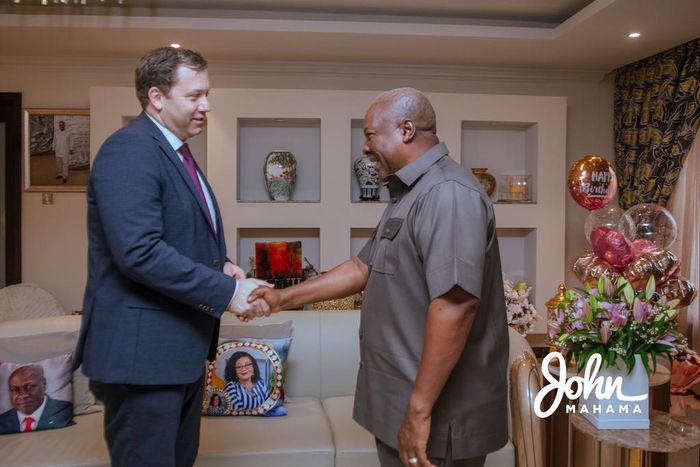 Mahama meets co leader of German SPD party