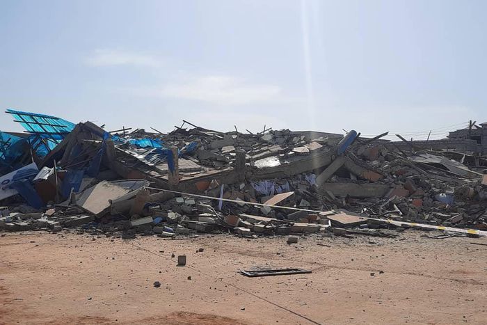 Old Bortianor church collapses
