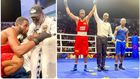 Azumah Nelson’s son makes boxing comeback with split decision victory