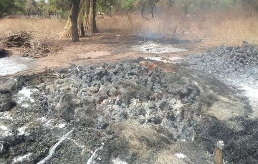 Properties destroyed at Lukula and Mempeasem